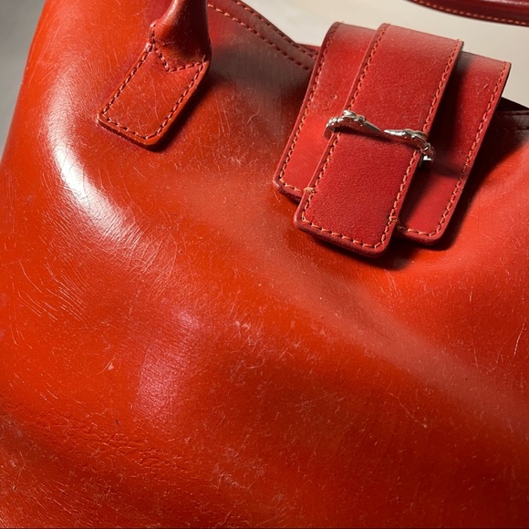 Trussardi Red Leather bag - Picture 7 of 14